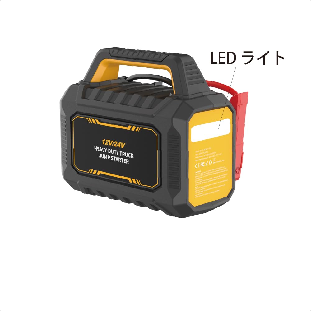 Amazon | PETASUTO ジャンプスターター 64000mA リン酸鉄リチウム